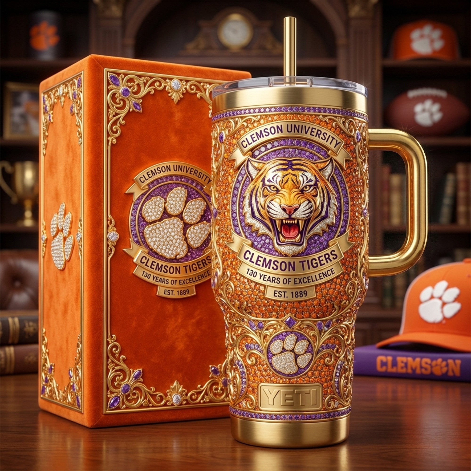 CTFB 40oz Tumbler With Handle LNTH
