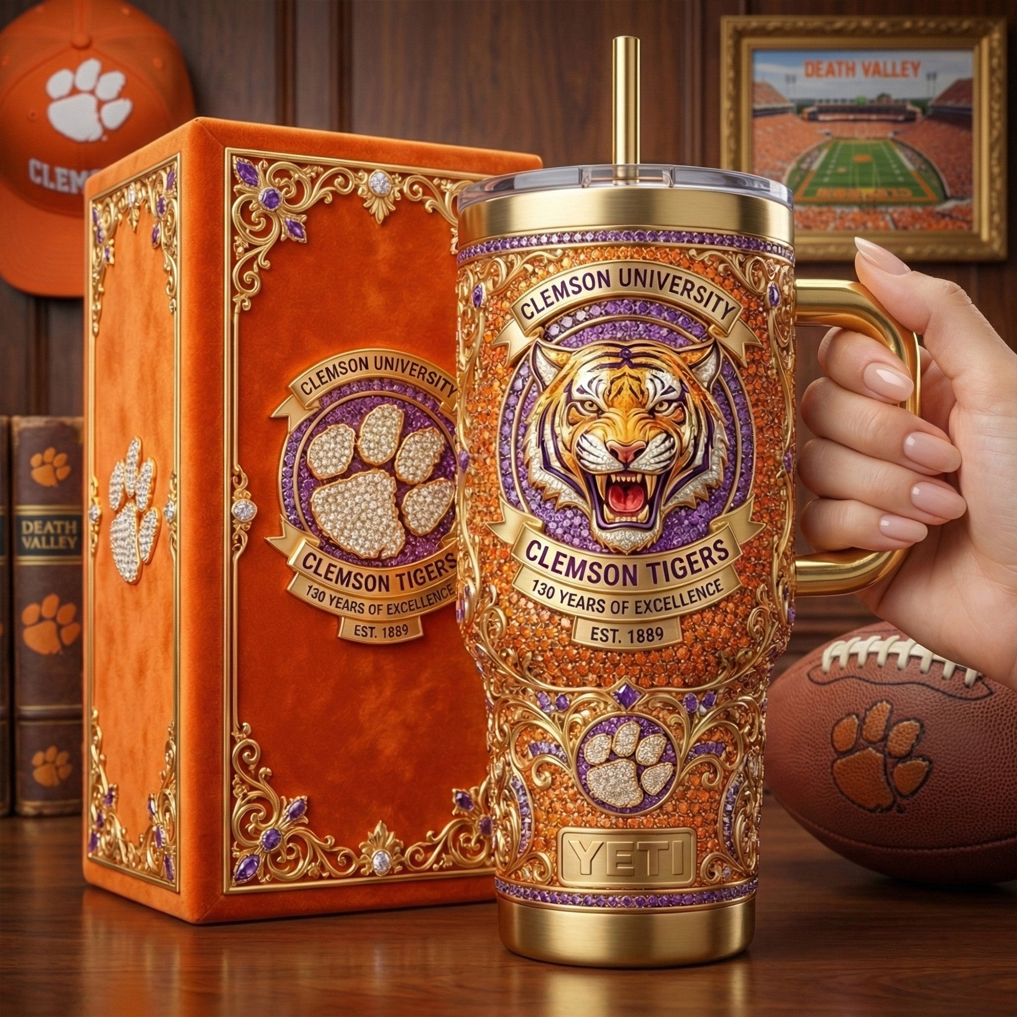 CTFB 40oz Tumbler With Handle LNTH